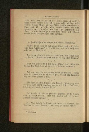8. Denksprüche alter Weisen mit meinen Handglossen.