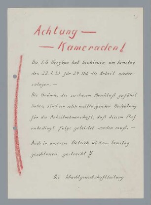 "Achtung - Kameraden!"