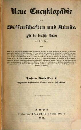 Allgemeine Geschichte der Literatur : ein Handbuch