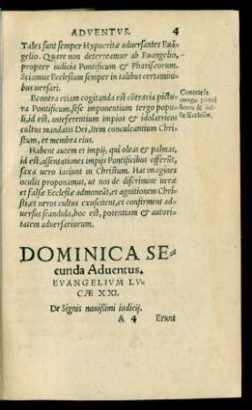 Dominica Secunda Adventus.