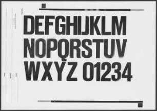 Akzidenz Grotesk Schmal Halbfett Plakadur 12 cic