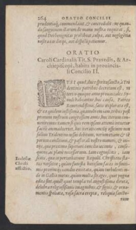 Oratio ... habita in provinciali Concilio II.