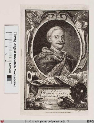 Bildnis Michał Serwacy Fürst Wiśniowiecki