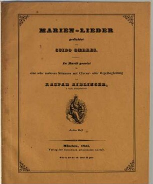 Marien-Lieder : für eine oder mehrere Stimmen mit Clavier- oder Orgelbegleitung. 3