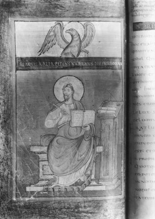 Strahover Evangeliar — Der Evangelist Johannes, Folio 173verso