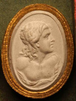 Profilkopf des schwimmenden Leander (Daktyliothek, Zweites Historisches Tausend)