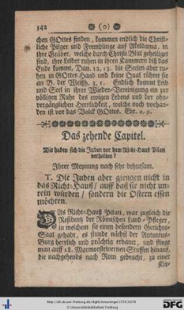Das zehende Capitel.