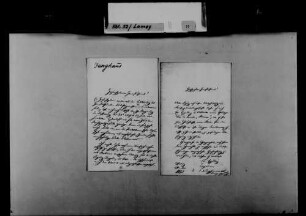 Schreiben von Franz Junghanns, Offenburg, an August Lamey: Auseinandersetzung mit dem Justizministerium.
