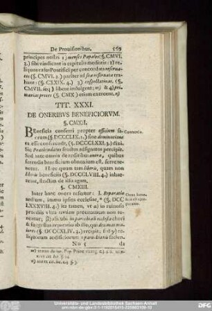 Tit. XXXI. De Oneribus Beneficiorum.