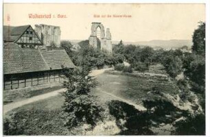 Walkenried. Blick auf die Klosterruine