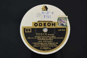 Tosca : Arie des Cavaradossi (I. Akt): "Wie sich die Bilder gleichen"; (Recondia armonia) / (Puccini)