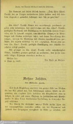 Meißner Ansichten