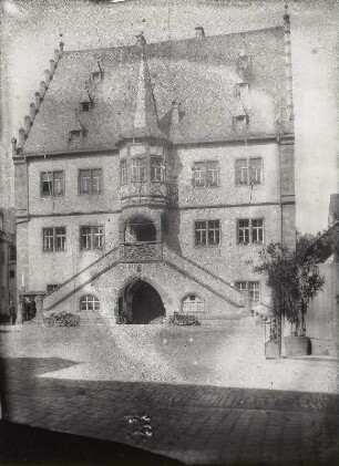 Volkach, Rathaus : Volkach. Rathaus. Marktfront