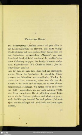 3. Wachsen und Werden