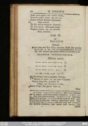 Ode IX. ad Valgium.
