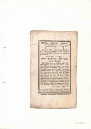 Schlömer, Anna Catharina geb. Kropp
