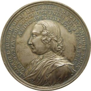 Nikolaus Ludwig von Zinzendorf - Tod