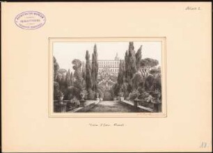 Villa d’Este, Tivoli: Ansicht des Gartens