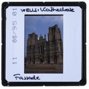 Wells, Kathedrale : Westfassade