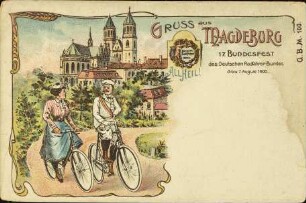 Gruss aus Magdeburg - 17. Bundesfest des Deutschen Radfahrer Bundes