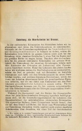 Das Unternehmertum in der ostdeutschen Kolonisation des Mittelalters : Leipziger Inaug. Diss.