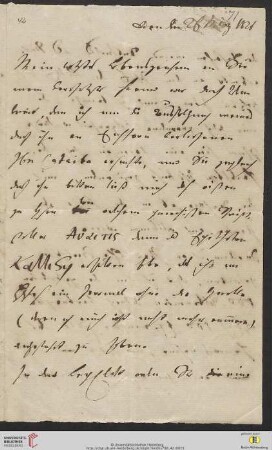 Brief von Joseph von Hammer-Purgstall an Friedrich Creuzer