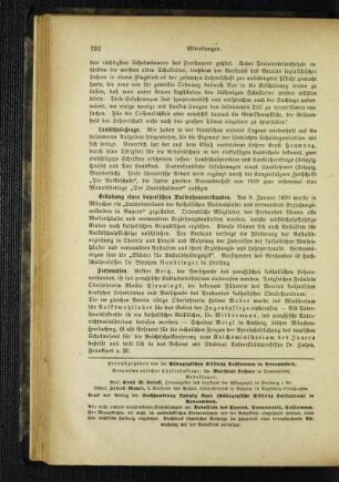 Gründung eines bayerischen Waisenhausverbandes