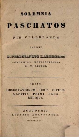 Observationes Iuris Civilis