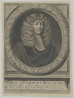 Bildnis des Joh. Henricus Boeckerus
