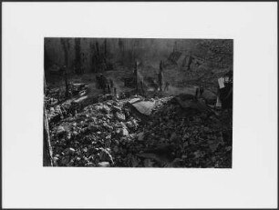 Blick in eine Baugrube, New York