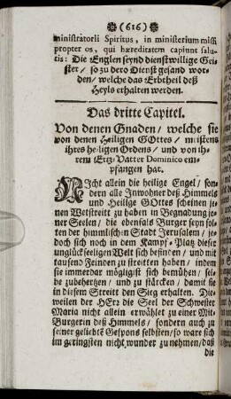 Das dritte Capitel. - Das vierte Capitel.