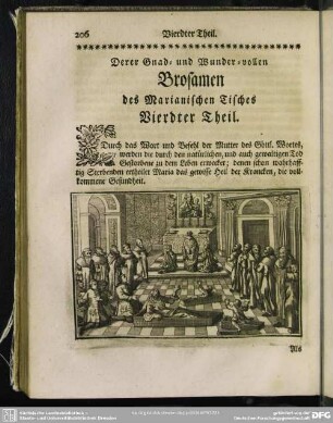 Derer Gnad- und Wunder-vollen Brosamen des Marianischen Tisches Vierdter Theil