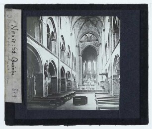 Neuss, Quirinus-Münster : Innenansicht, Blick nach O