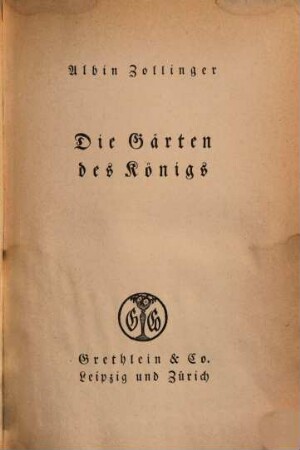 Die Gärten des Königs