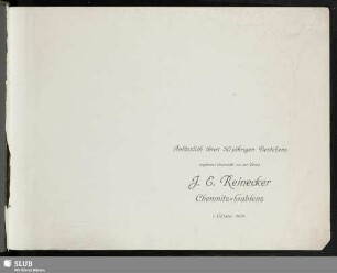 J.E. Reinecker : 1859 - 1909 : anlässlich ihres 50jährigen Bestehens