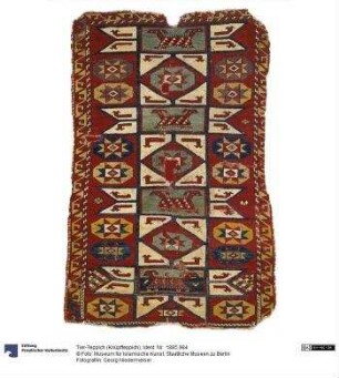 Tier-Teppich (Knüpfteppich)