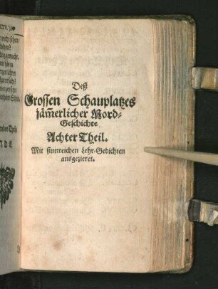 Achter Theil.