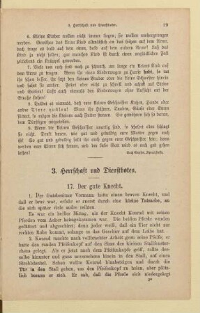 3. Herrschaft und Dienstboten