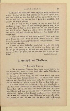 3. Herrschaft und Dienstboten