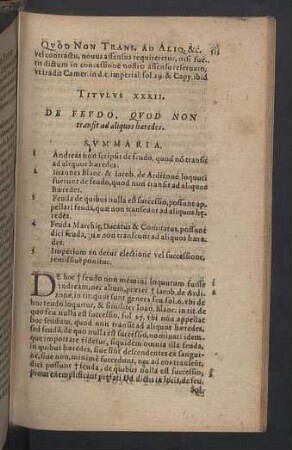 Titulus XXXII. Quod non transit ad aliquos haeredes.