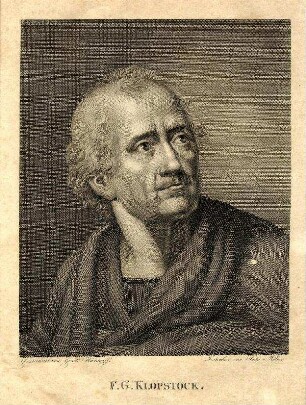 Bildnis von Friedrich Gottlieb Klopstock (1724-1803)