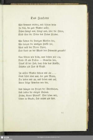 Das Jenseits
