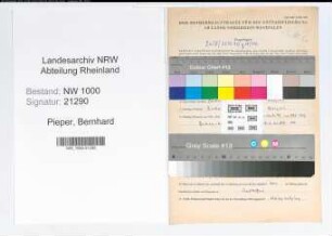 Entnazifizierung Bernhard Pieper, geb. 25.01.1908 (Amtsgerichtsrat)