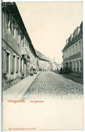 Königsbrück. Königstraße