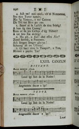 LXIII. Canzun D' Atun