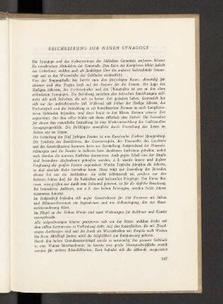 Beschreibung der Neuen Synagoge