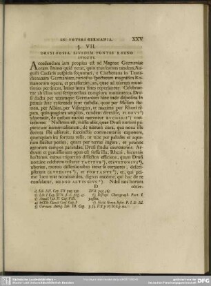 §. VII. Drusi Fossa. Eiusdem Pontes Rheno Iuncti