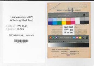 Entnazifizierung Heinrich Schwierczek , geb. 21.02.1914 (Bahnbeamter)