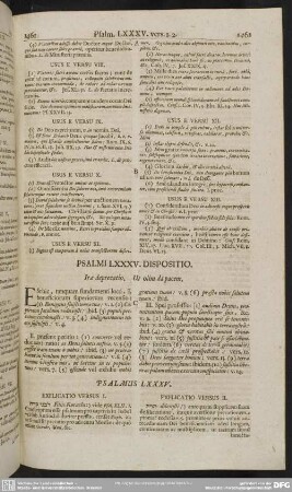 Psalmi LXXXV. Dispositio. Irae deprectio. Ut olim pacem