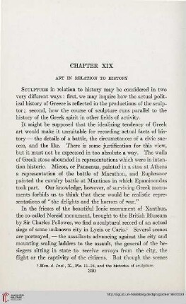Chapter XIX: Art in relation to history